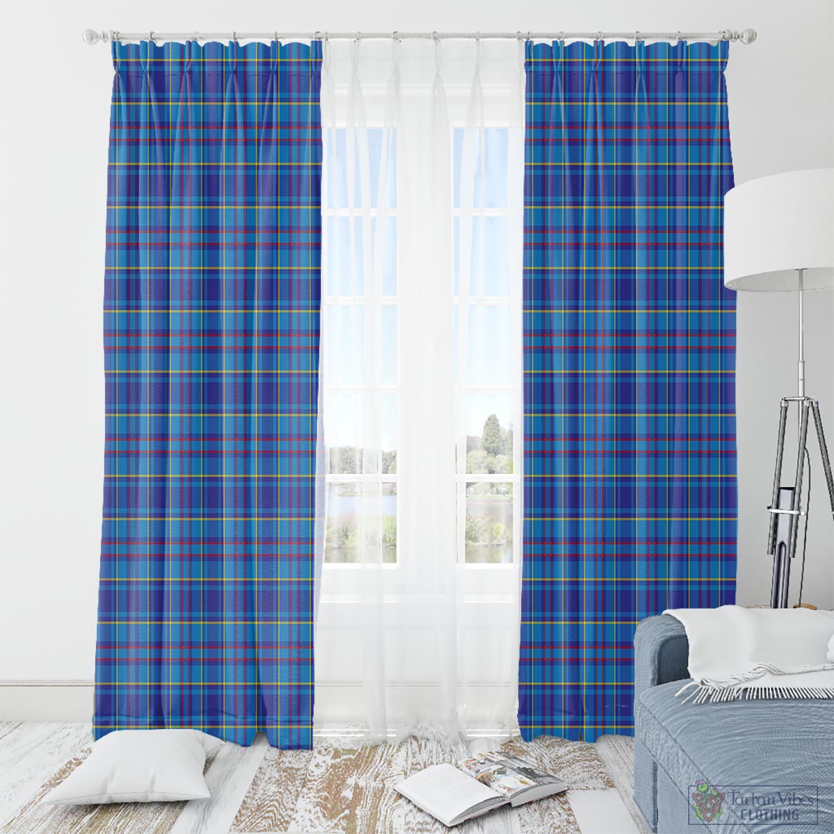 Mercer Modern Tartan Window Curtain