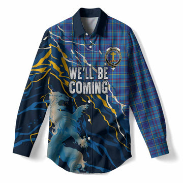 Mercer Scotland Tartan Women Casual Shirt WC2026 Football - We'll Be Coming