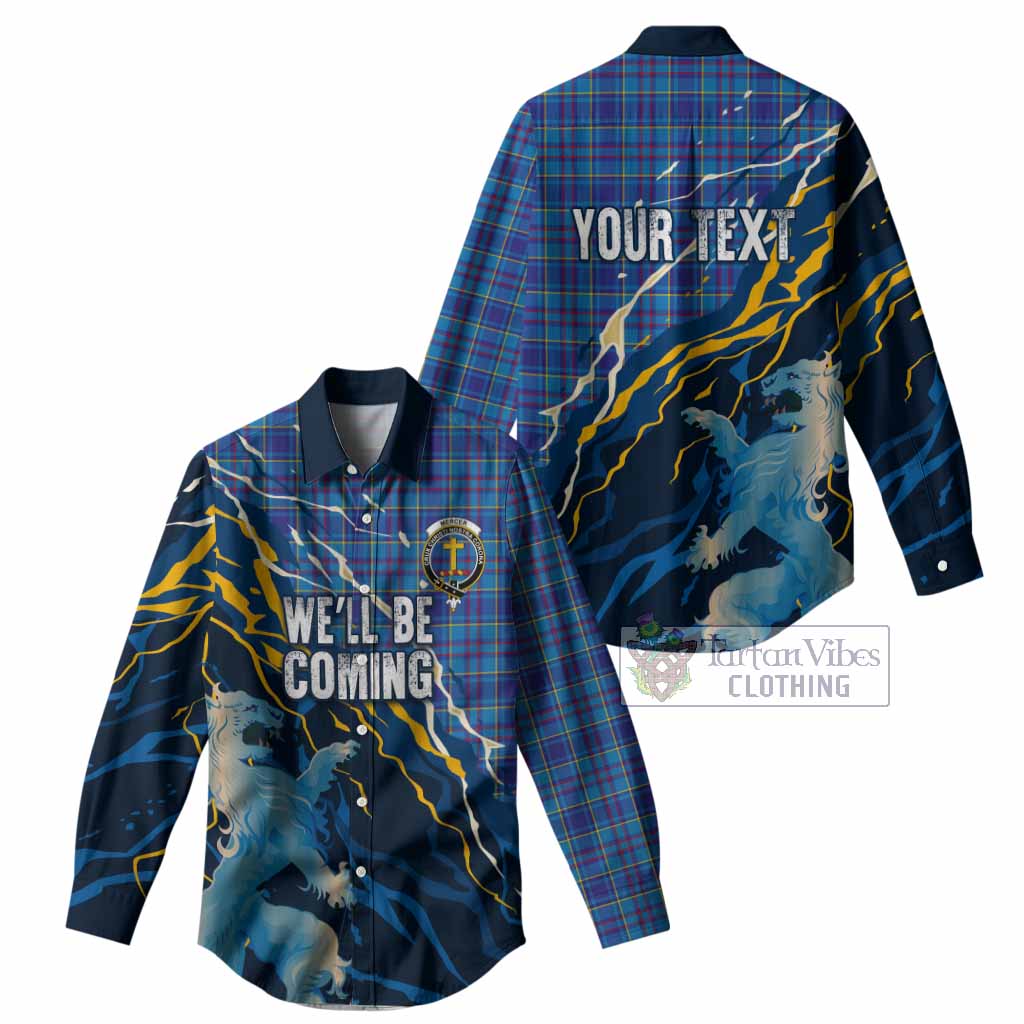 Mercer Scotland Tartan Women Casual Shirt WC2026 Football - We'll Be Coming