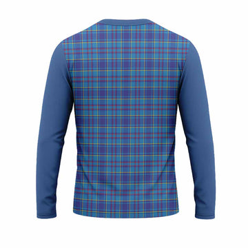Mercer Tartan Accent Long Sleeve T-Shirt with Family Crest