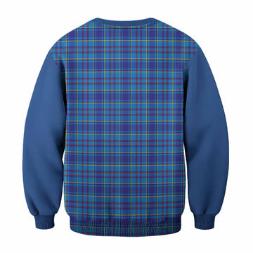 Mercer Tartan Accent Sweatshirt with Family Crest