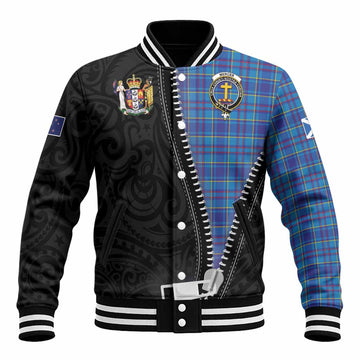 Mercer Tartan Baseball Jacket New Zealand Pattern Unique Zipper Stylized