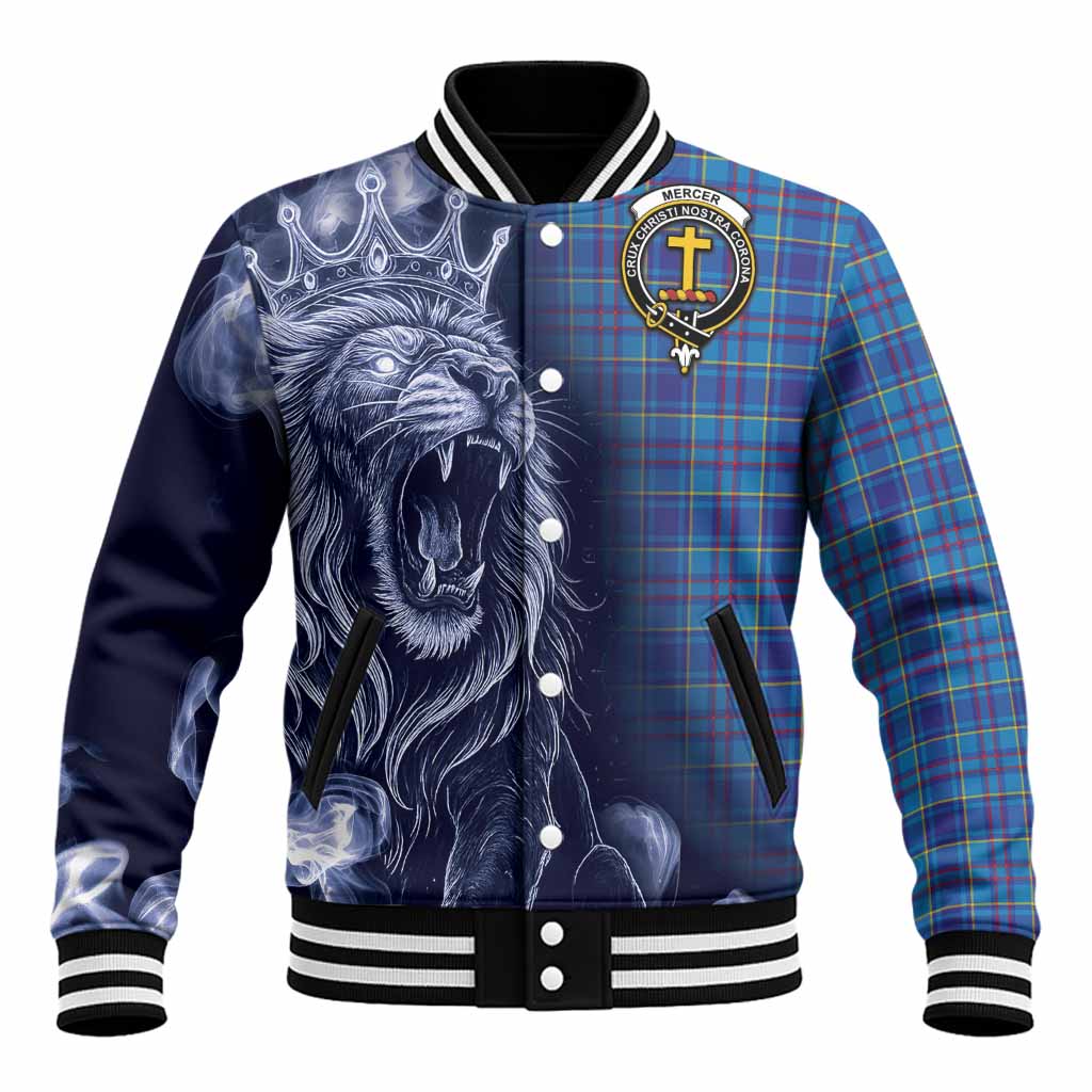 Mercer Tartan Baseball Jacket Roaring Lion Heritage
