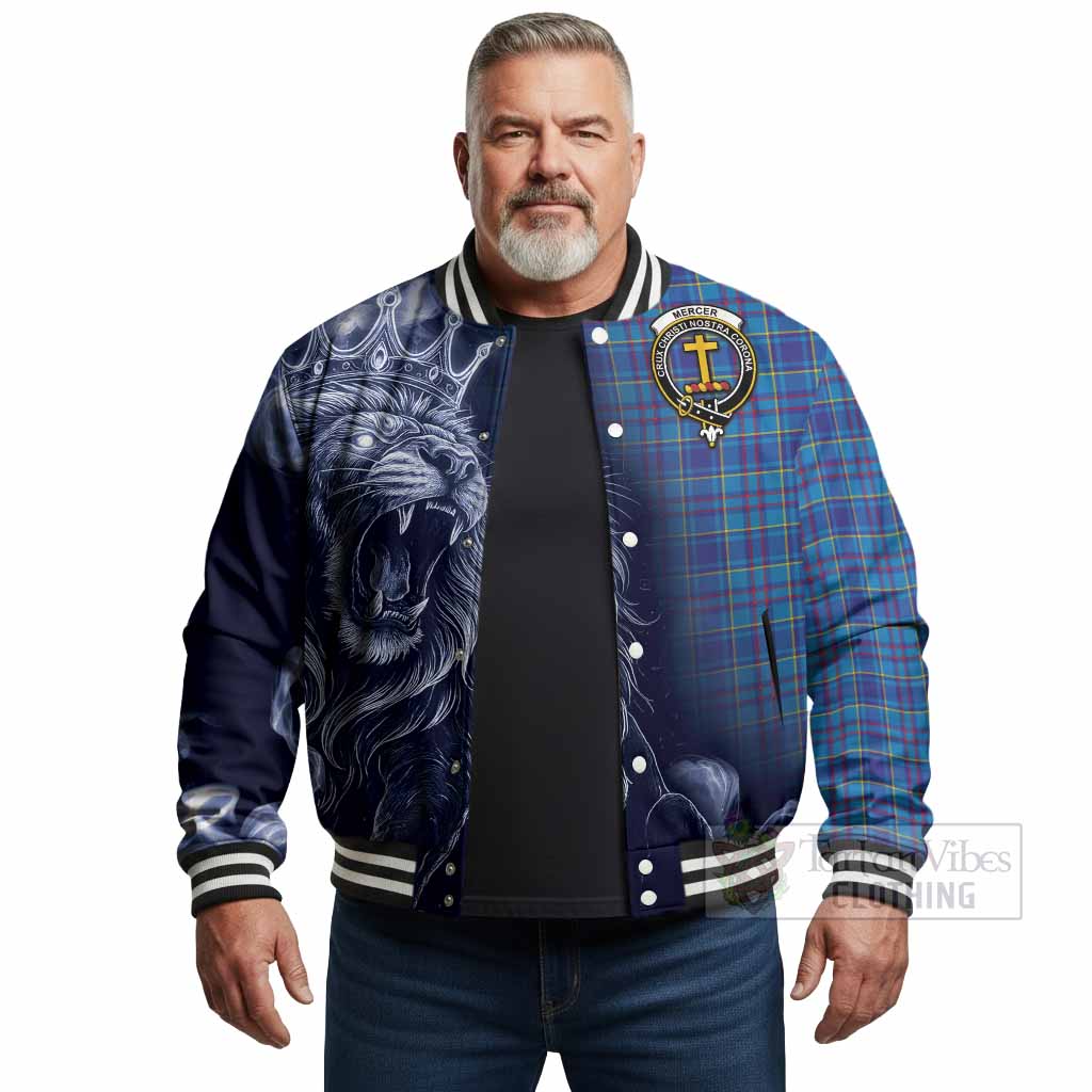 Mercer Tartan Baseball Jacket Roaring Lion Heritage