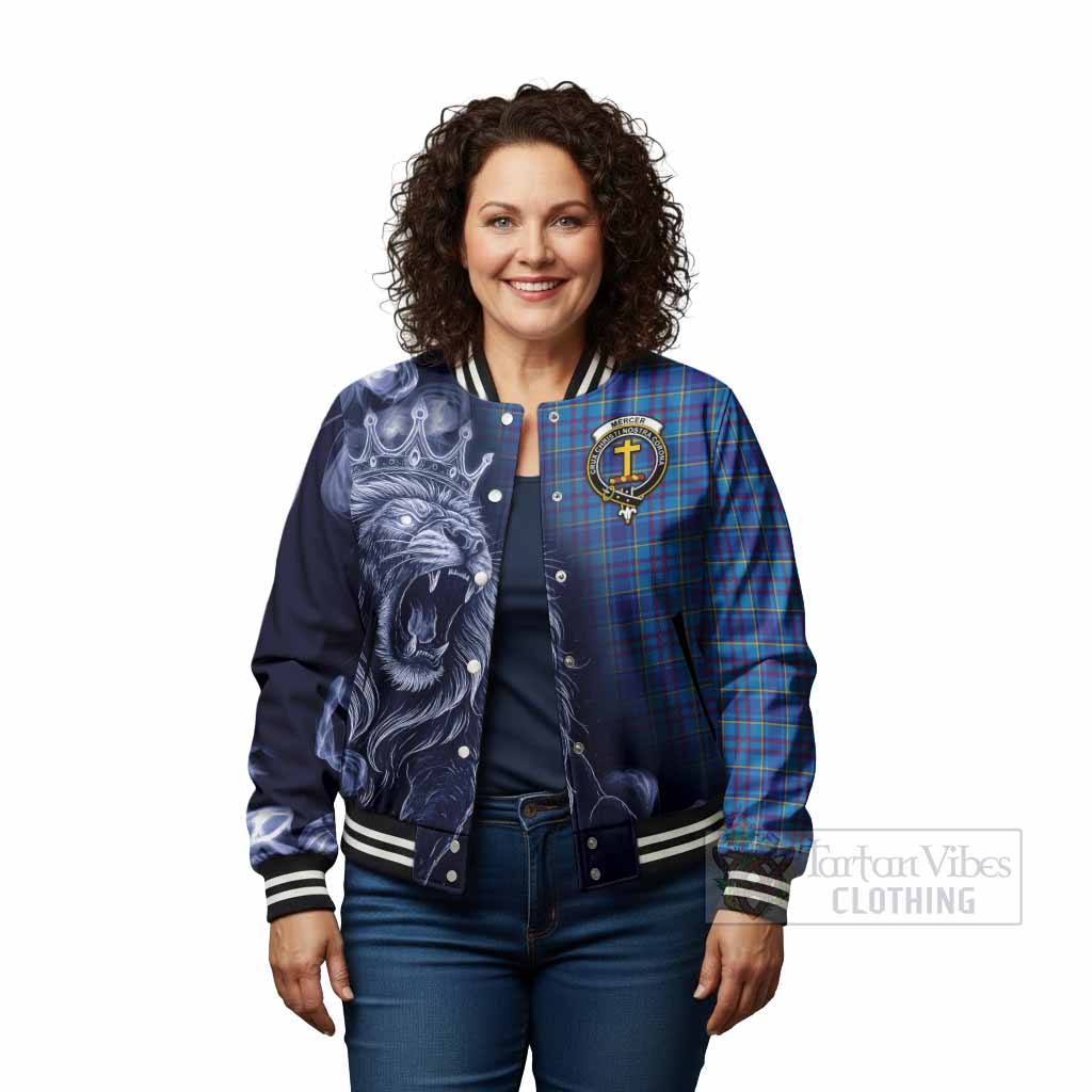 Mercer Tartan Baseball Jacket Roaring Lion Heritage