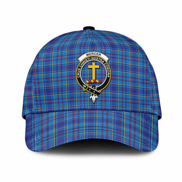 Mercer Tartan Classic Cap with Family Crest