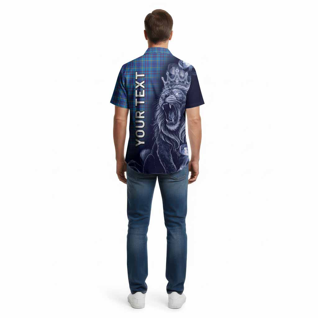 Mercer Tartan Cotton Hawaiian Shirt Roaring Lion Heritage