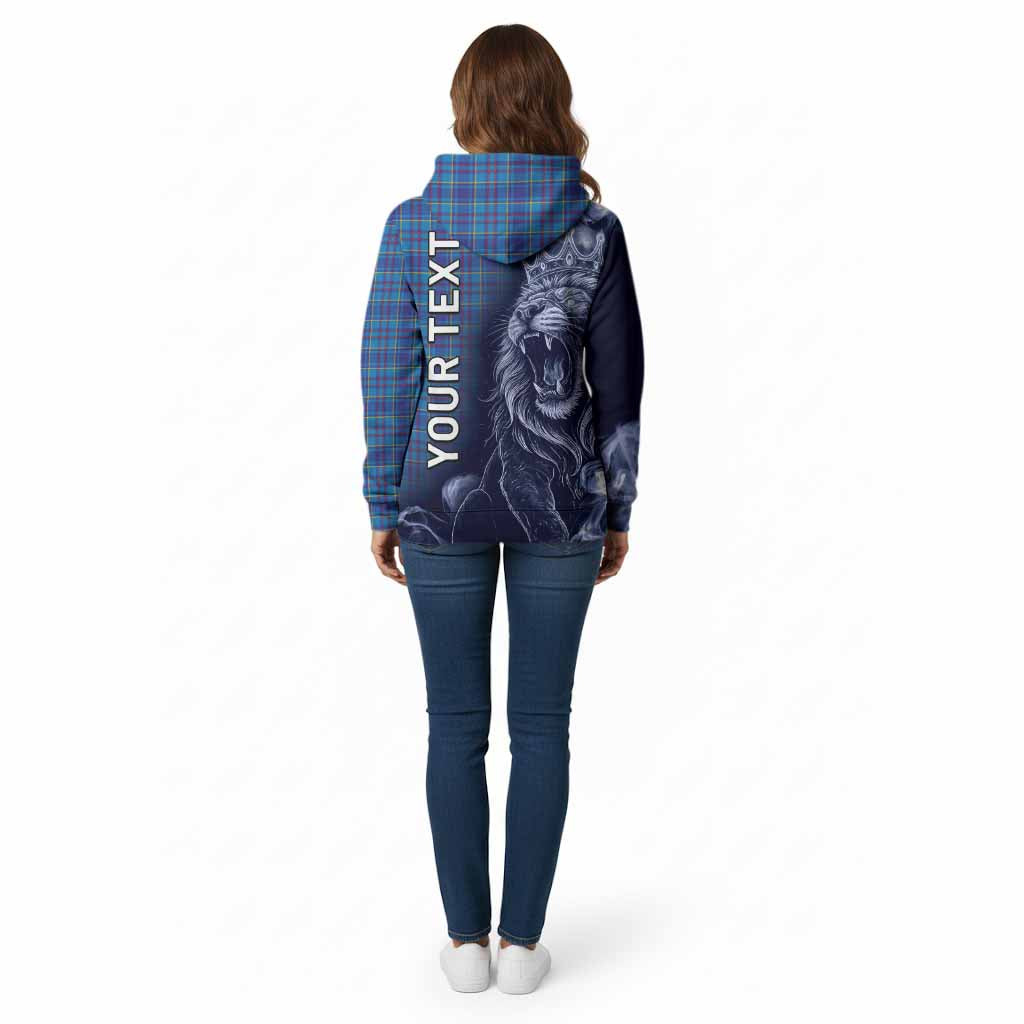 Mercer Tartan Cotton Hoodie Roaring Lion Heritage