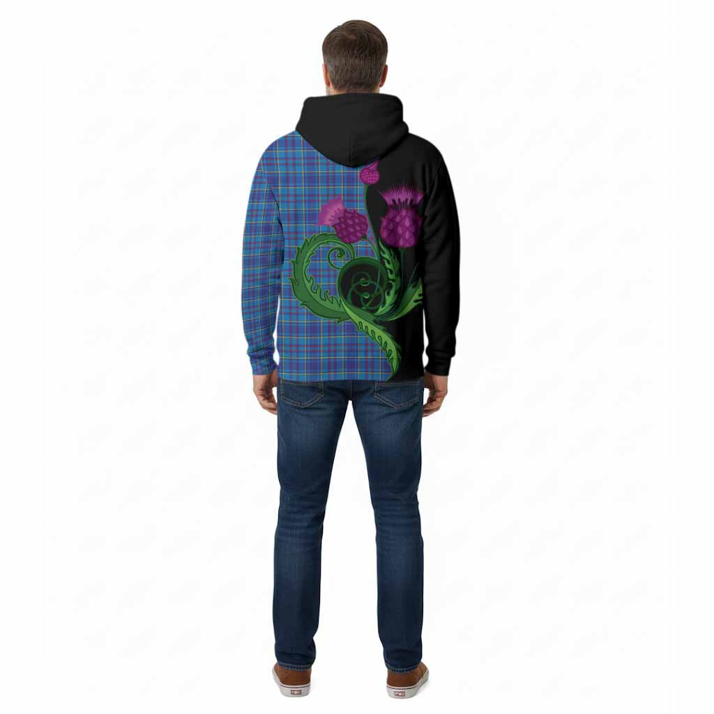 Mercer Tartan Cotton Hoodie Traditional Scottish Thistle