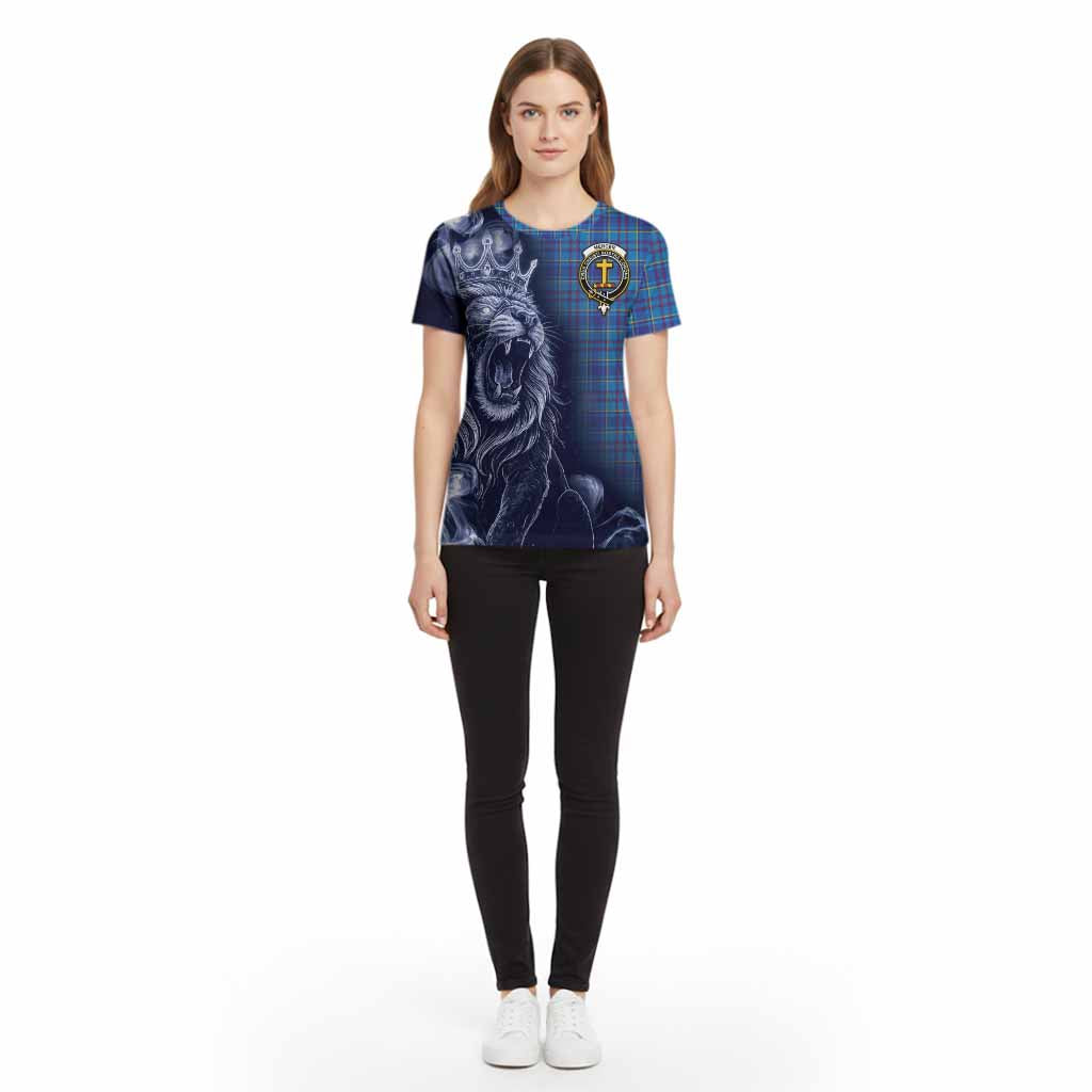 Mercer Tartan Cotton T-shirt Roaring Lion Heritage