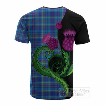 Mercer Tartan Cotton T-shirt Traditional Scottish Thistle