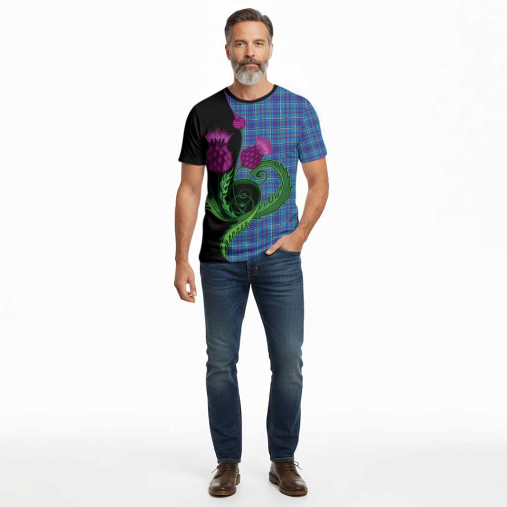 Mercer Tartan Cotton T-shirt Traditional Scottish Thistle
