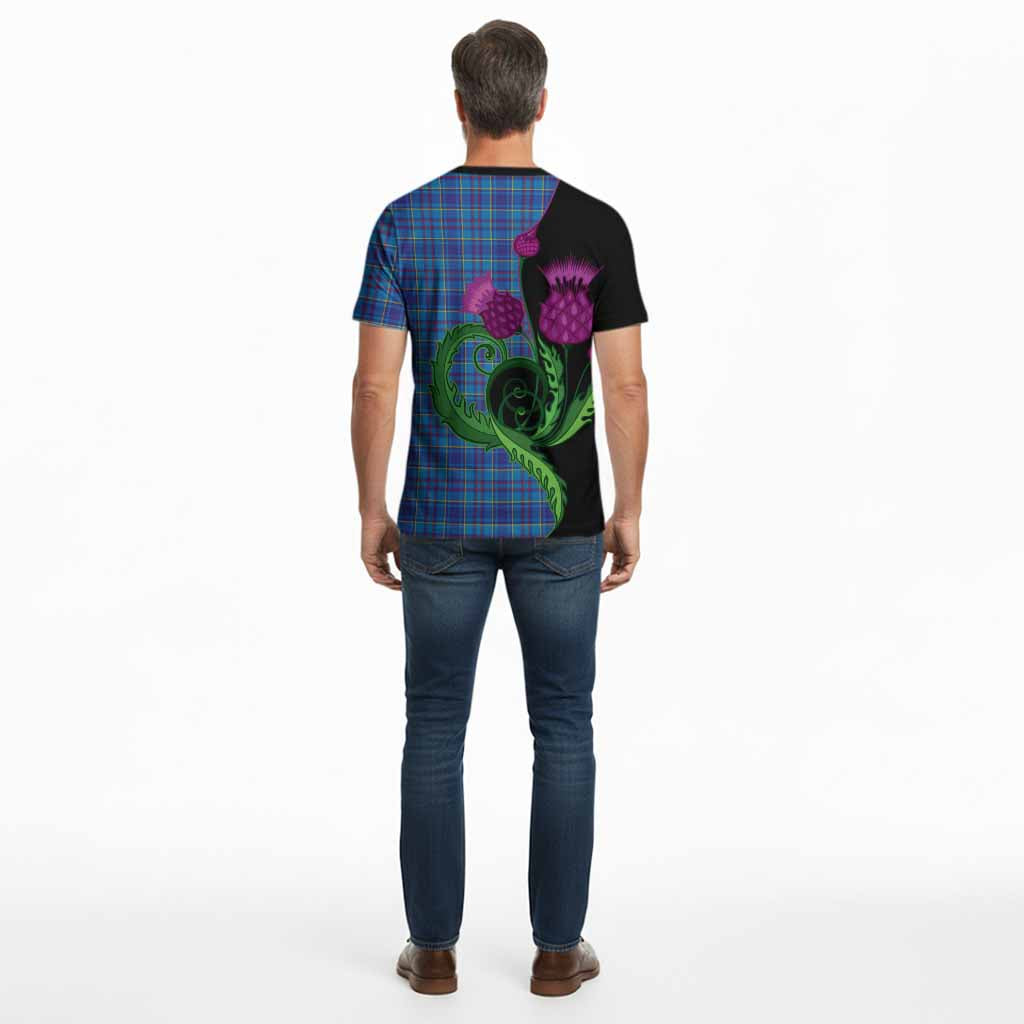 Mercer Tartan Cotton T-shirt Traditional Scottish Thistle