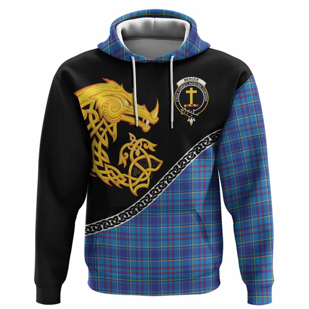 Mercer Tartan Crest Hoodie Legendary Dragon Knot Half Style