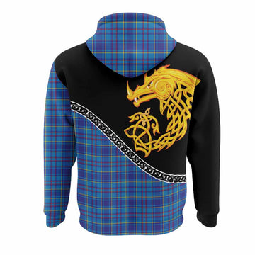 Mercer Tartan Crest Hoodie Legendary Dragon Knot Half Style