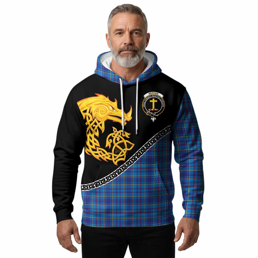 Mercer Tartan Crest Hoodie Legendary Dragon Knot Half Style