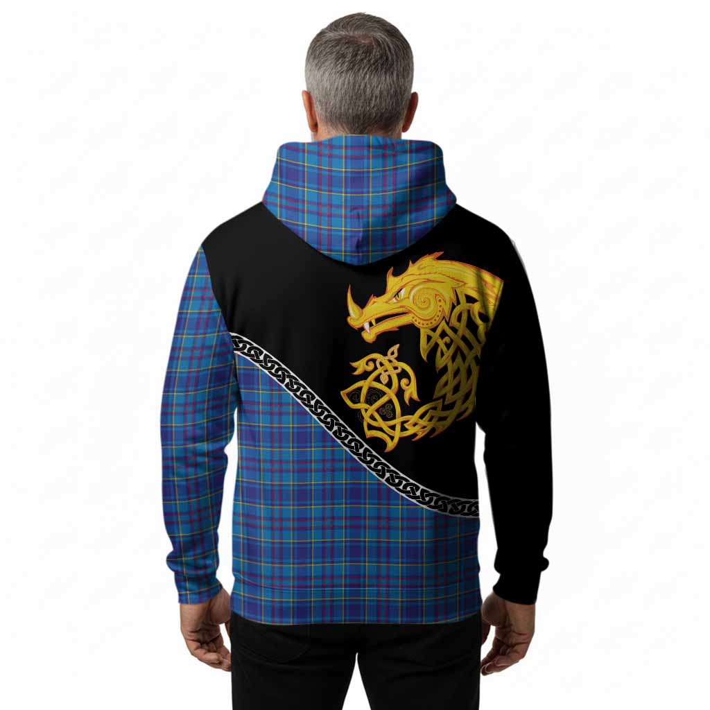 Mercer Tartan Crest Hoodie Legendary Dragon Knot Half Style