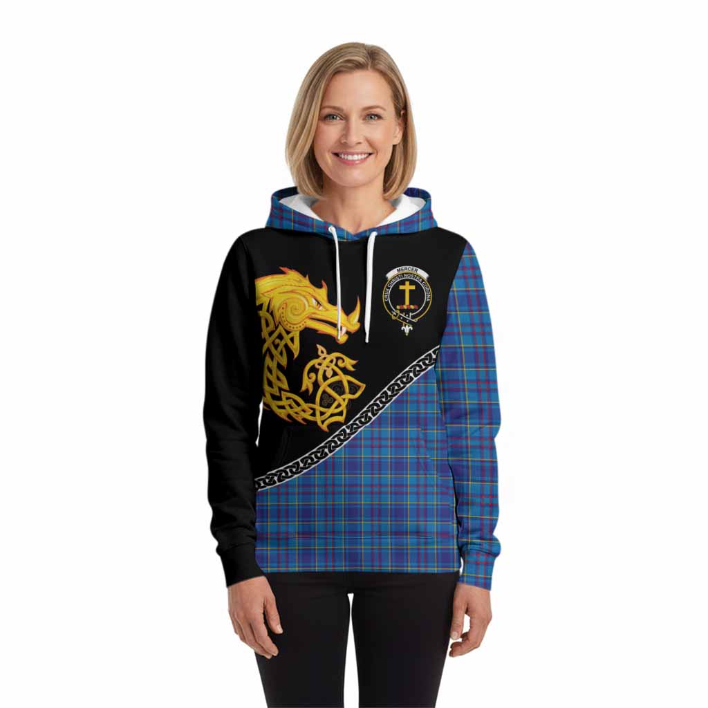 Mercer Tartan Crest Hoodie Legendary Dragon Knot Half Style