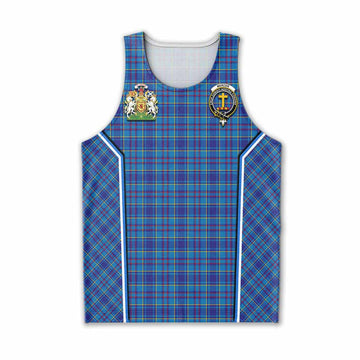 Mercer Tartan Crest Men Tank Top Scotland Coat of Arm Flag Style - Tartan Vibes Clothing