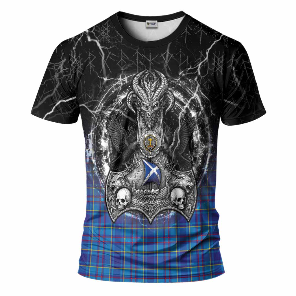 Mercer Tartan Crest T-Shirt Celtic Odin's Raven Legacy