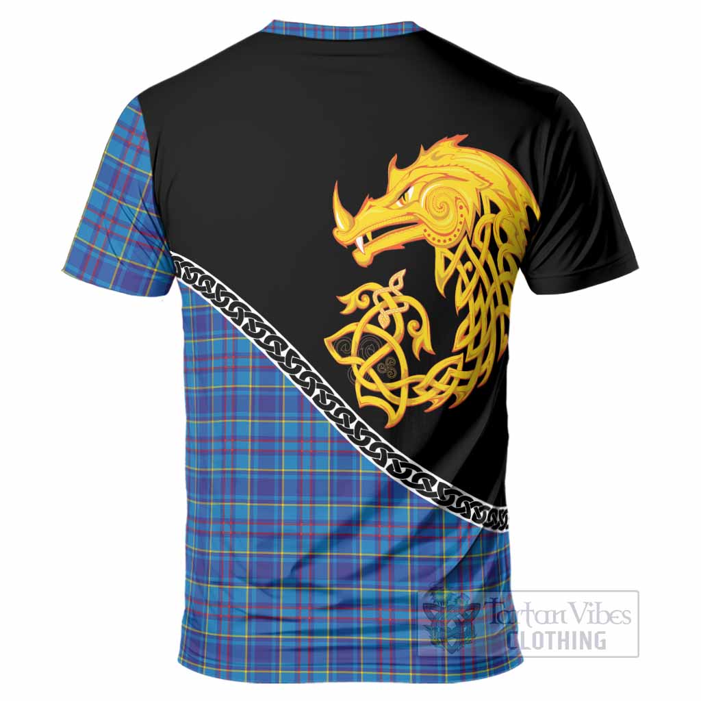 Mercer Tartan Crest T-Shirt Legendary Dragon Knot Half Style