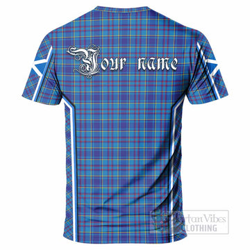Mercer Tartan Crest T-shirt Scotland Coat of Arm Flag Style - Tartan Vibes Clothing