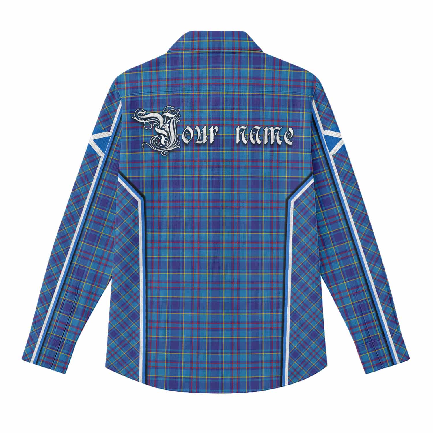 Mercer Tartan Crest Women Casual Shirt Scotland Coat of Arm Flag Style - Tartan Vibes Clothing