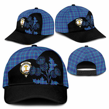 Mercer Tartan Family Crest Classic Cap Scotland Thistle Floral Flag Style