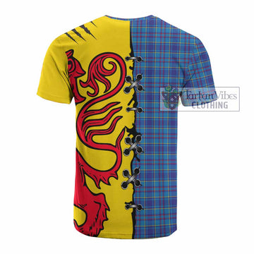 Mercer Tartan Family Crest Cotton T-shirt Lion Rampant Honor - Tartan Vibes Clothing
