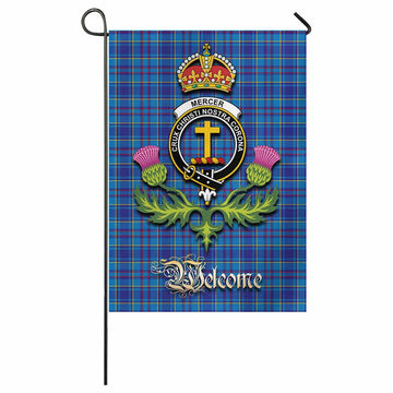 Mercer Tartan Family Crest Garden Flag Royal Thistle Welcome Style