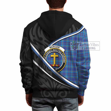 Mercer Tartan Family Crest Hoodie Celtic Scottish Thistle Floral - Tartan Vibes Clothing