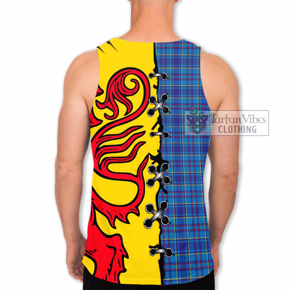 Mercer Tartan Family Crest Men Tank Top Lion Rampant Honor - Tartan Vibes Clothing