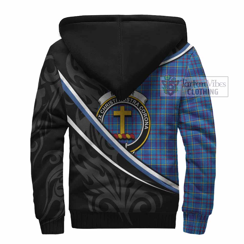 Mercer Tartan Family Crest Sherpa Hoodie Celtic Scottish Thistle Floral - Tartan Vibes Clothing