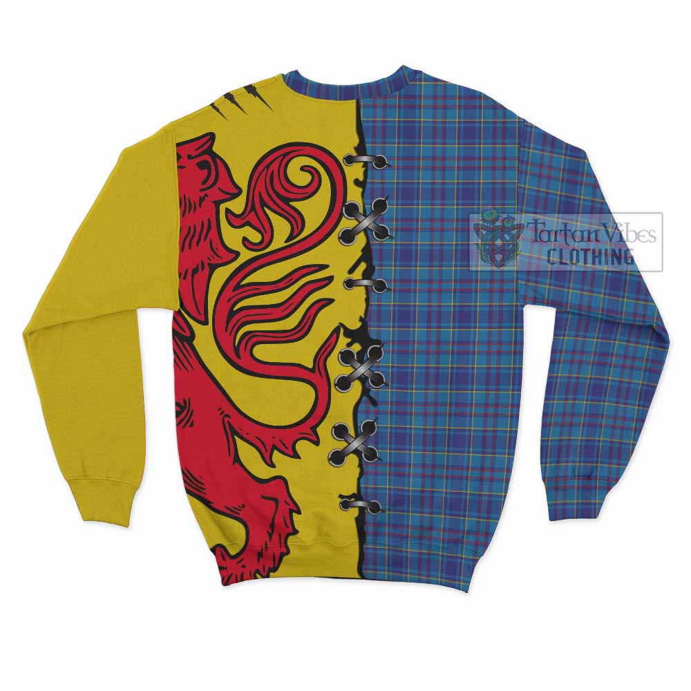 Mercer Tartan Family Crest Sweatshirt Lion Rampant Honor - Tartan Vibes Clothing
