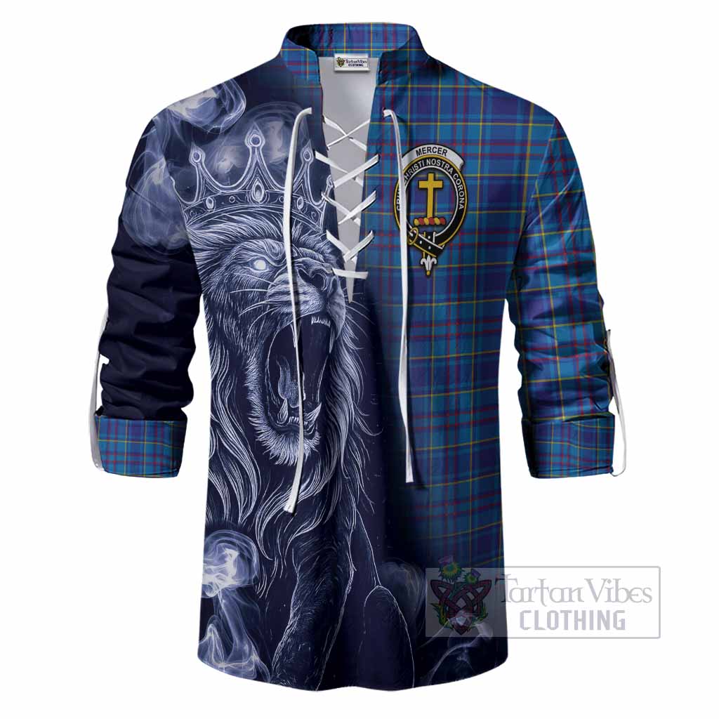 Mercer Tartan Ghillie Shirt Roaring Lion Heritage