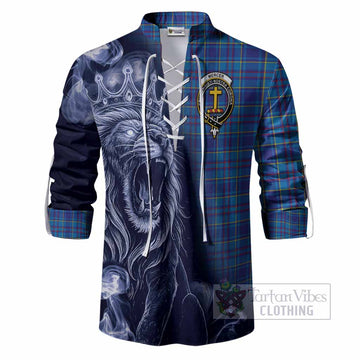 Mercer Tartan Ghillie Shirt Roaring Lion Heritage