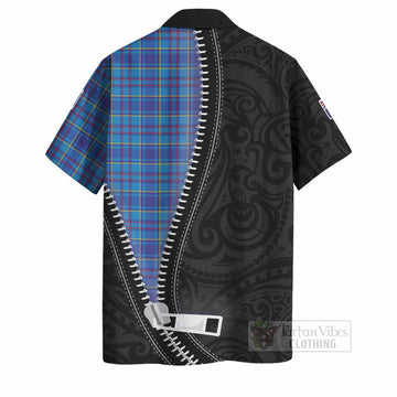 Mercer Tartan Hawaiian Shirt New Zealand Pattern Unique Zipper Stylized