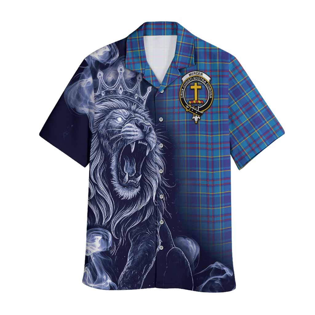 Mercer Tartan Hawaiian Shirt Roaring Lion Heritage