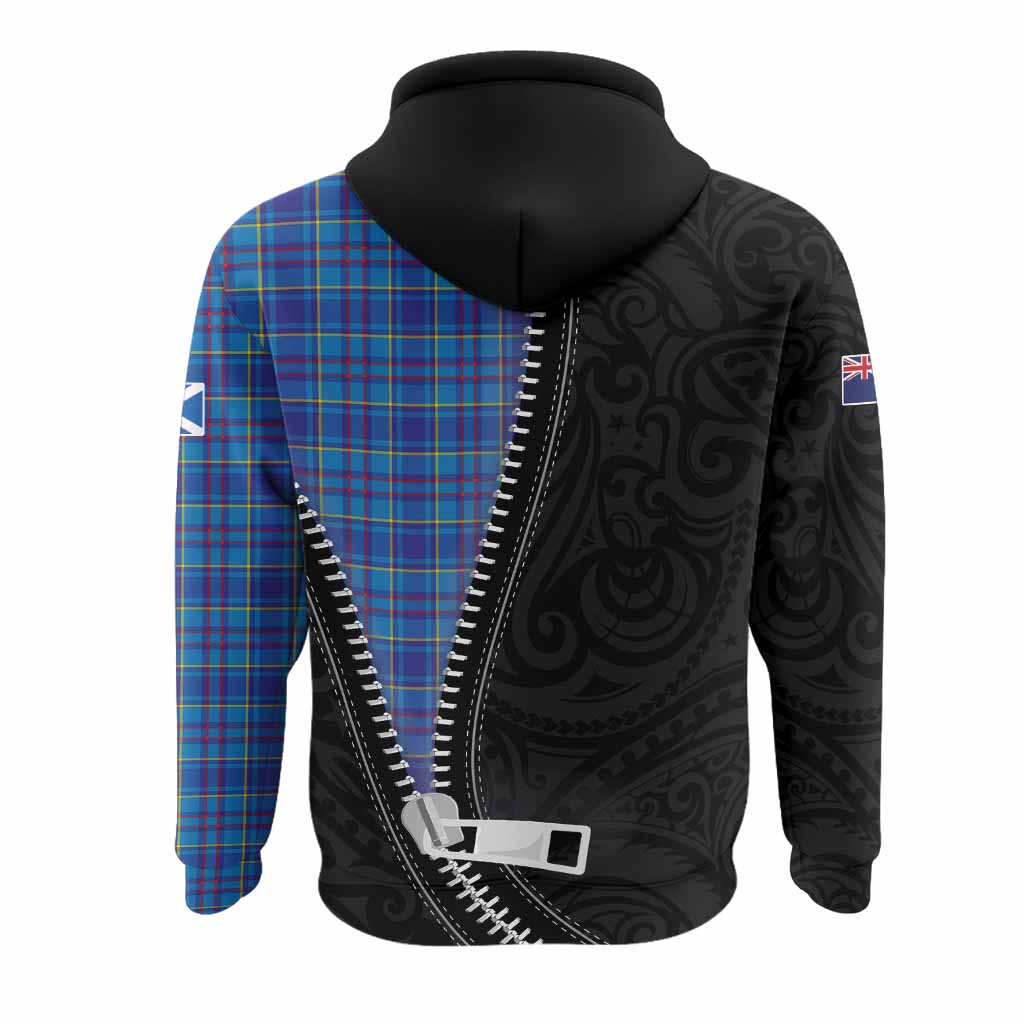 Mercer Tartan Hoodie New Zealand Pattern Unique Zipper Stylized