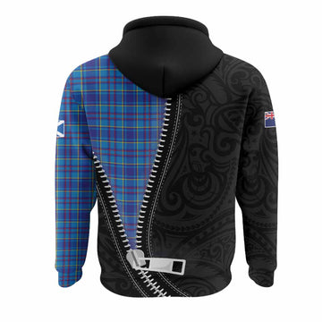 Mercer Tartan Hoodie New Zealand Pattern Unique Zipper Stylized