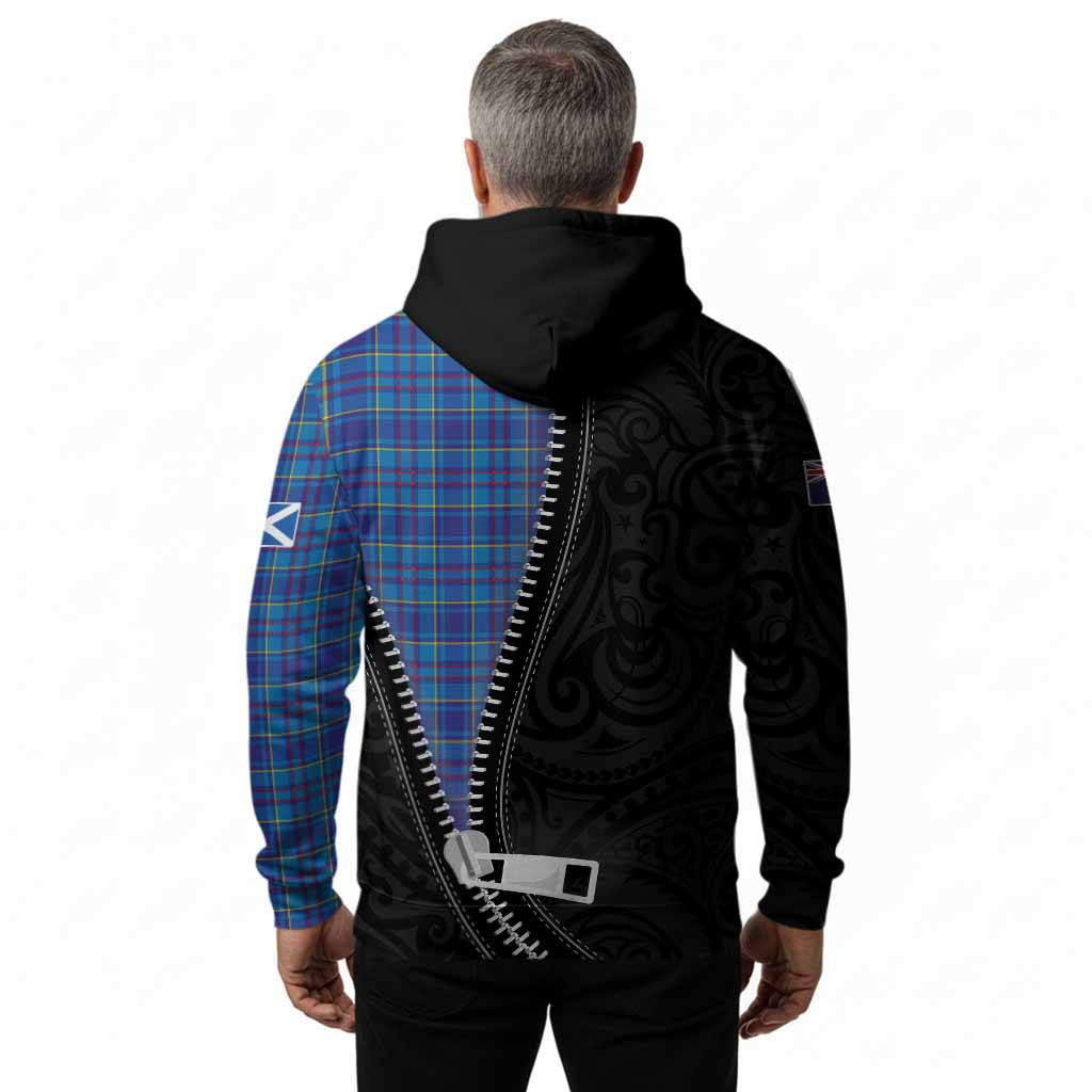 Mercer Tartan Hoodie New Zealand Pattern Unique Zipper Stylized