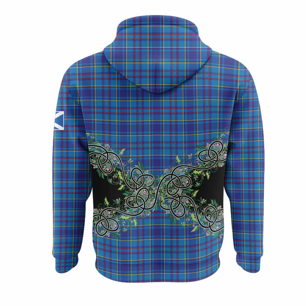 Mercer Tartan Hoodie Thistle Scottish Spirit