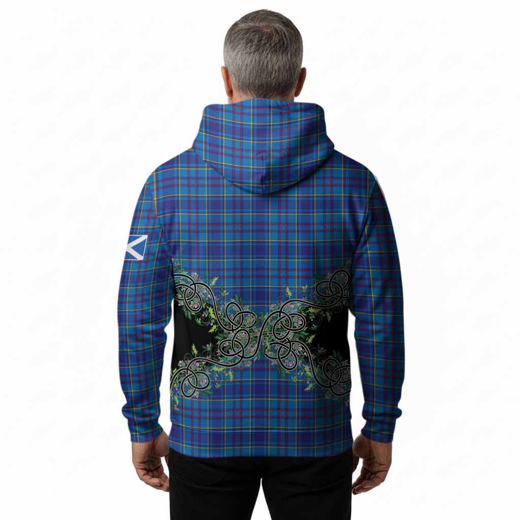 Mercer Tartan Hoodie Thistle Scottish Spirit