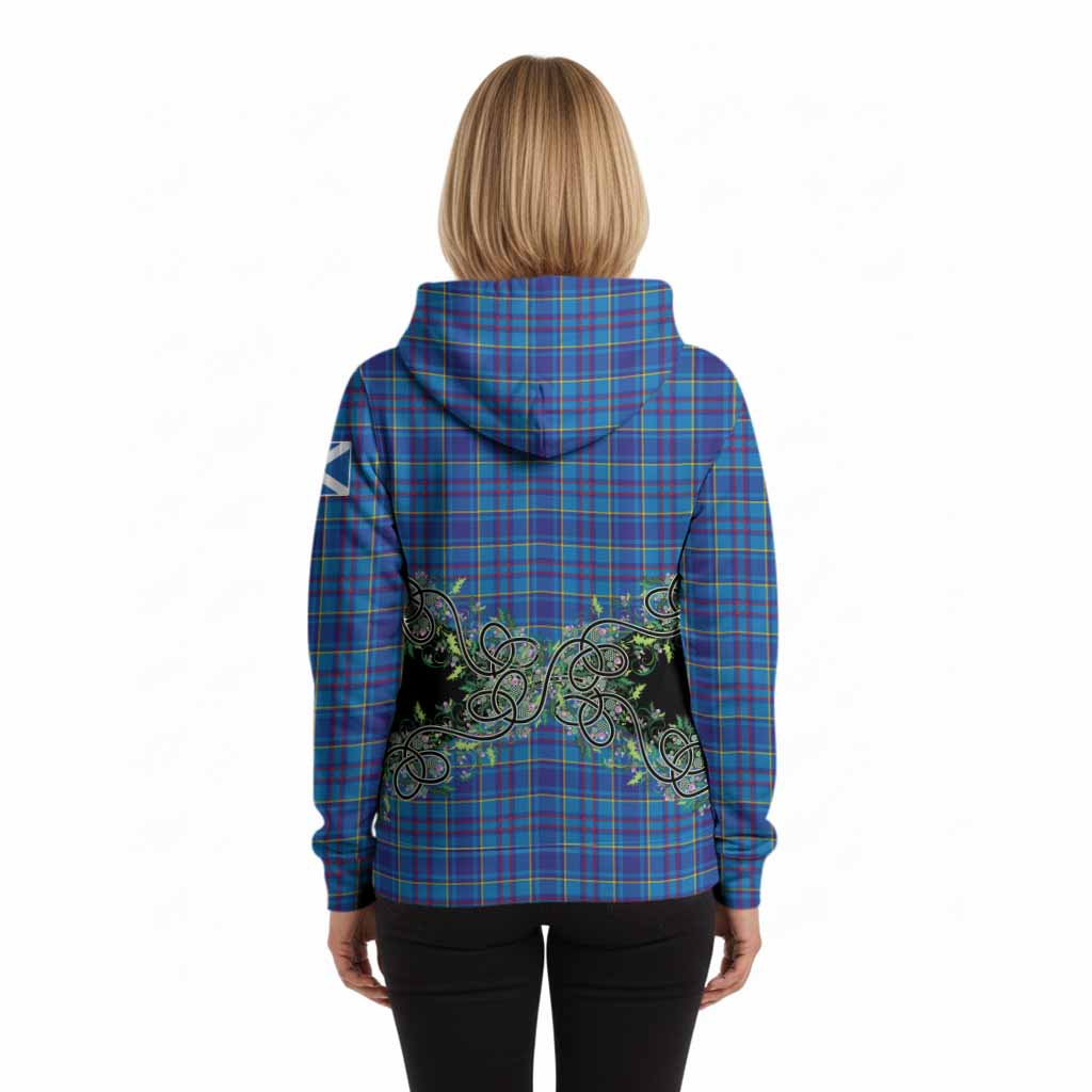 Mercer Tartan Hoodie Thistle Scottish Spirit
