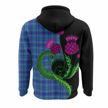 Mercer Tartan Hoodie Traditional Scottish Thistle