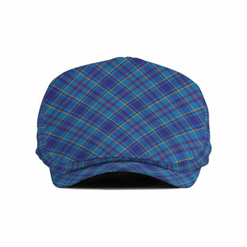 Mercer Tartan Flat Cap, Jeff Cap Cross Style