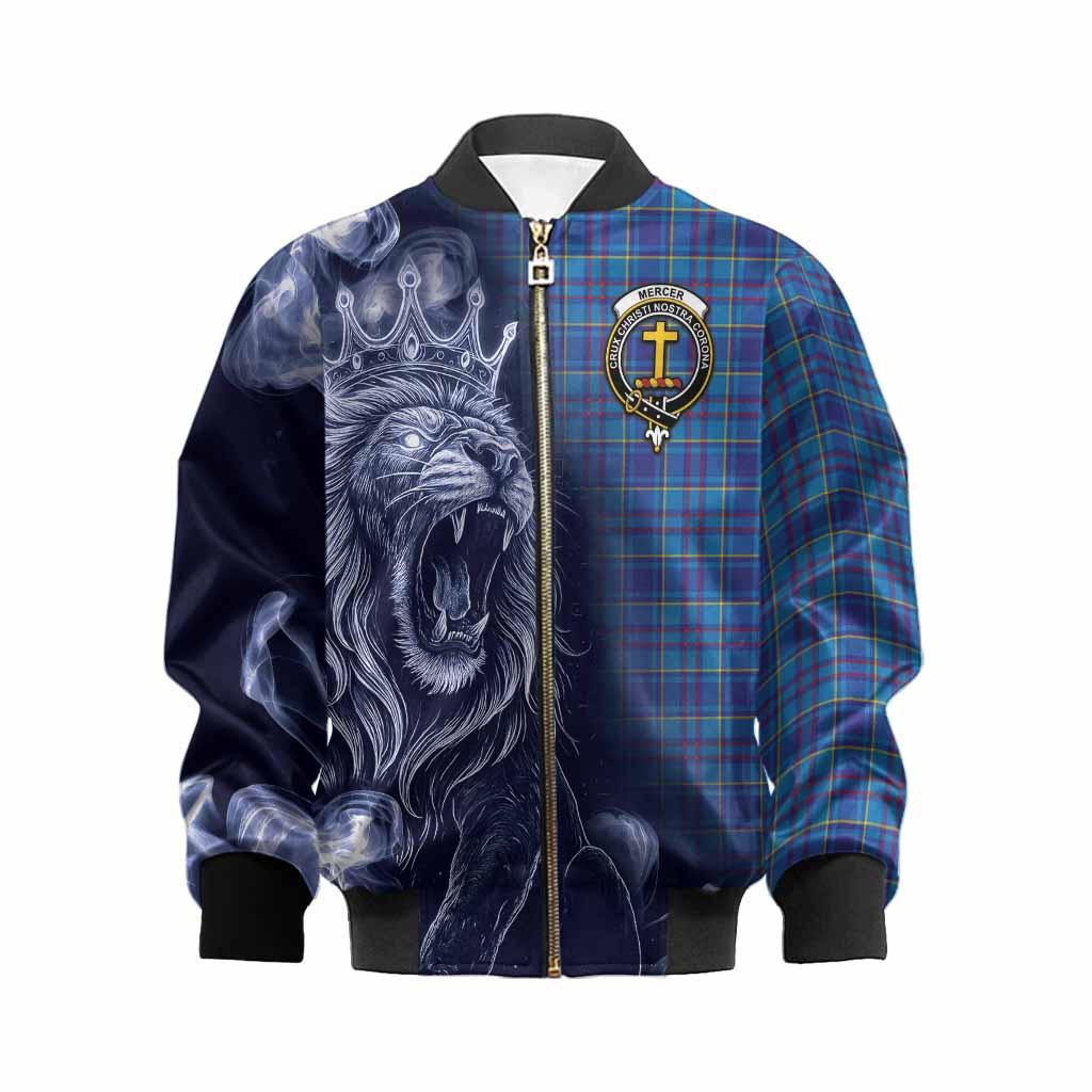 Mercer Tartan Kid Bomber Jacket Roaring Lion Heritage