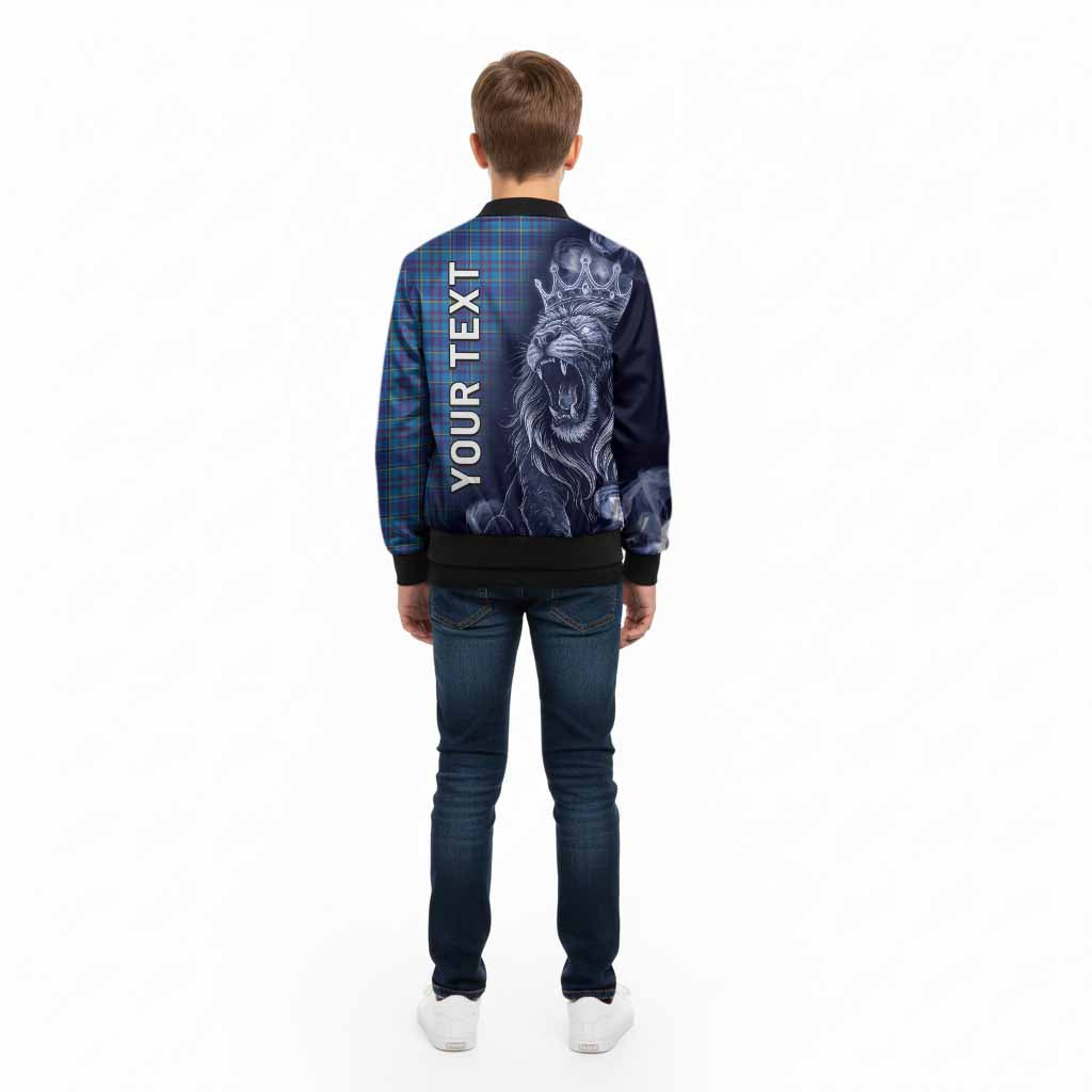 Mercer Tartan Kid Bomber Jacket Roaring Lion Heritage
