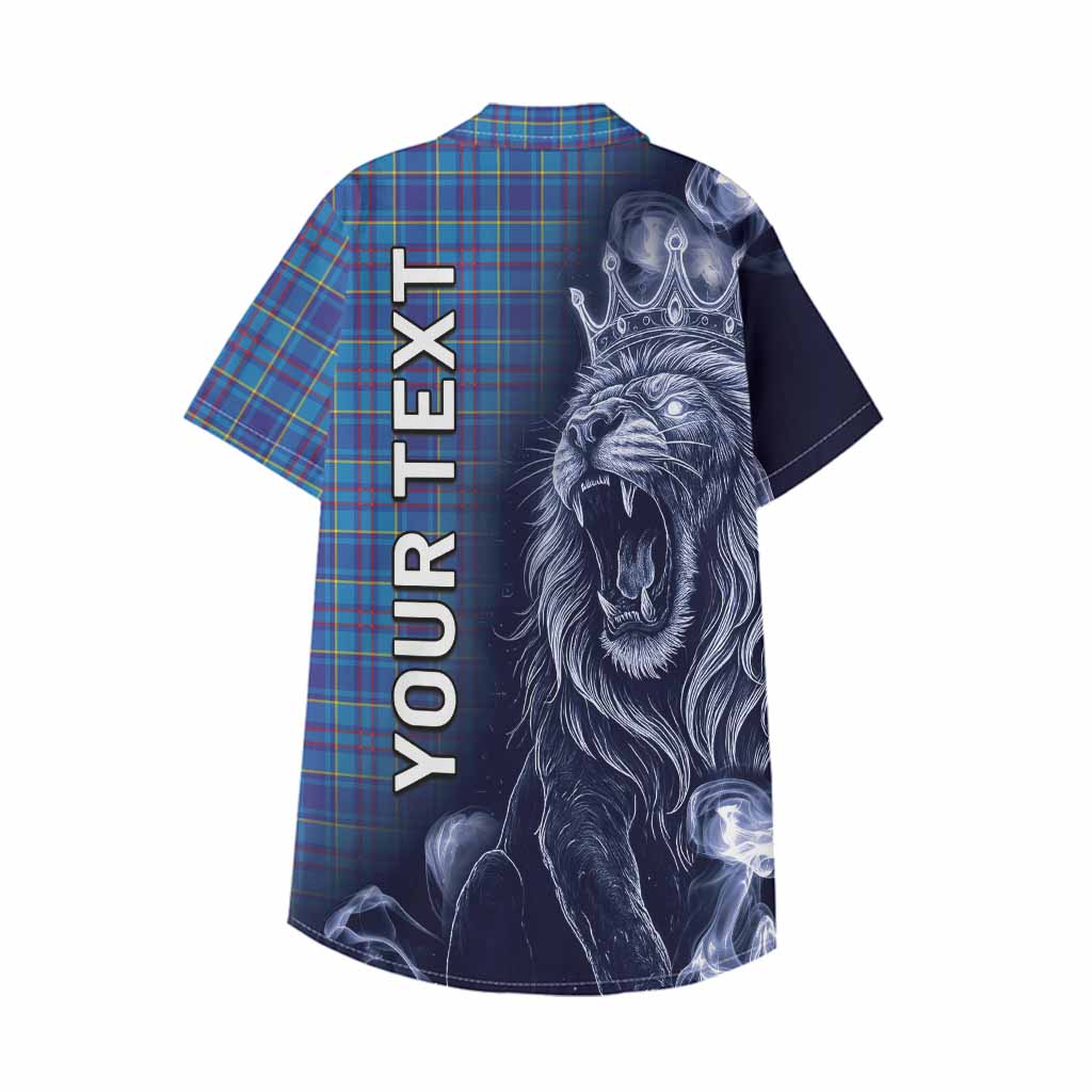 Mercer Tartan Kid Hawaiian Shirt Roaring Lion Heritage