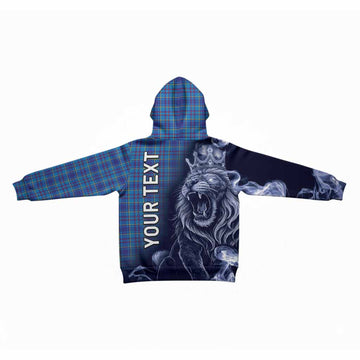 Mercer Tartan Kid Hoodie Roaring Lion Heritage